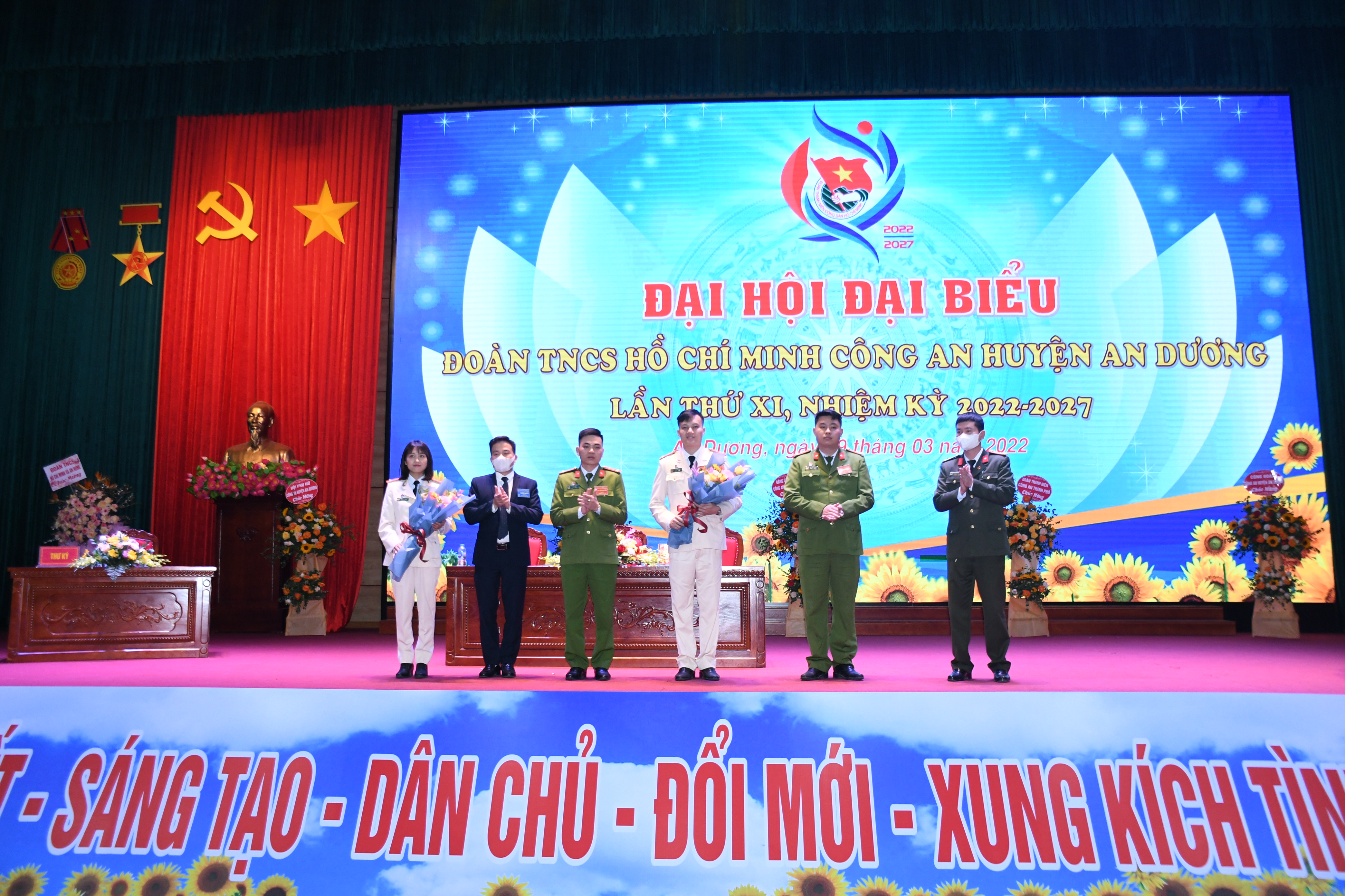 Đại hội Đoàn thanh niên Công an huyện An Dương nhiệm kỳ 2022-2027